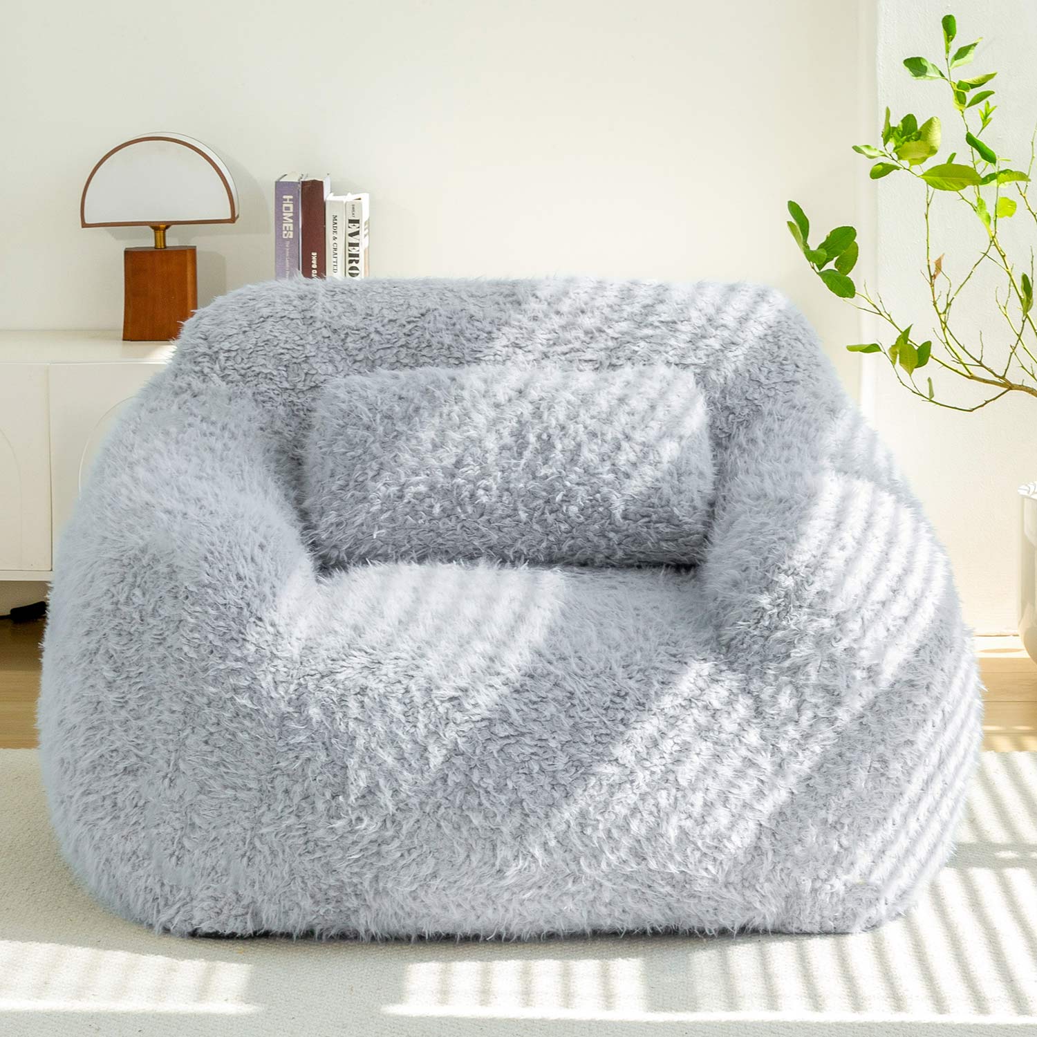 Stunning Fluffy Bean Bag Chairs Design image