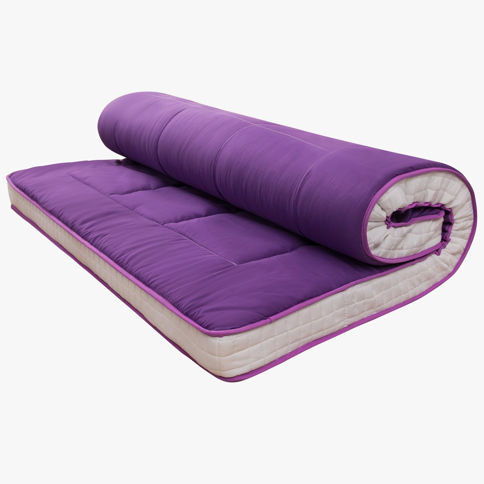 MAXYOYO Padded Japanese Floor Mattress, Purple Extra Thick Folding Sle
