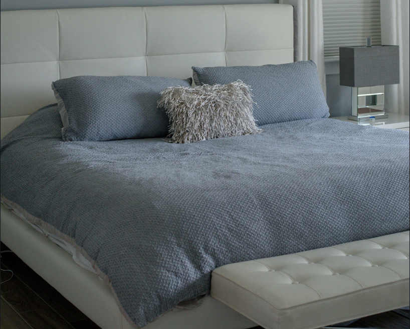 This Pure White Bed Frame Is the Secret to a Royal Sleep Sanctuary