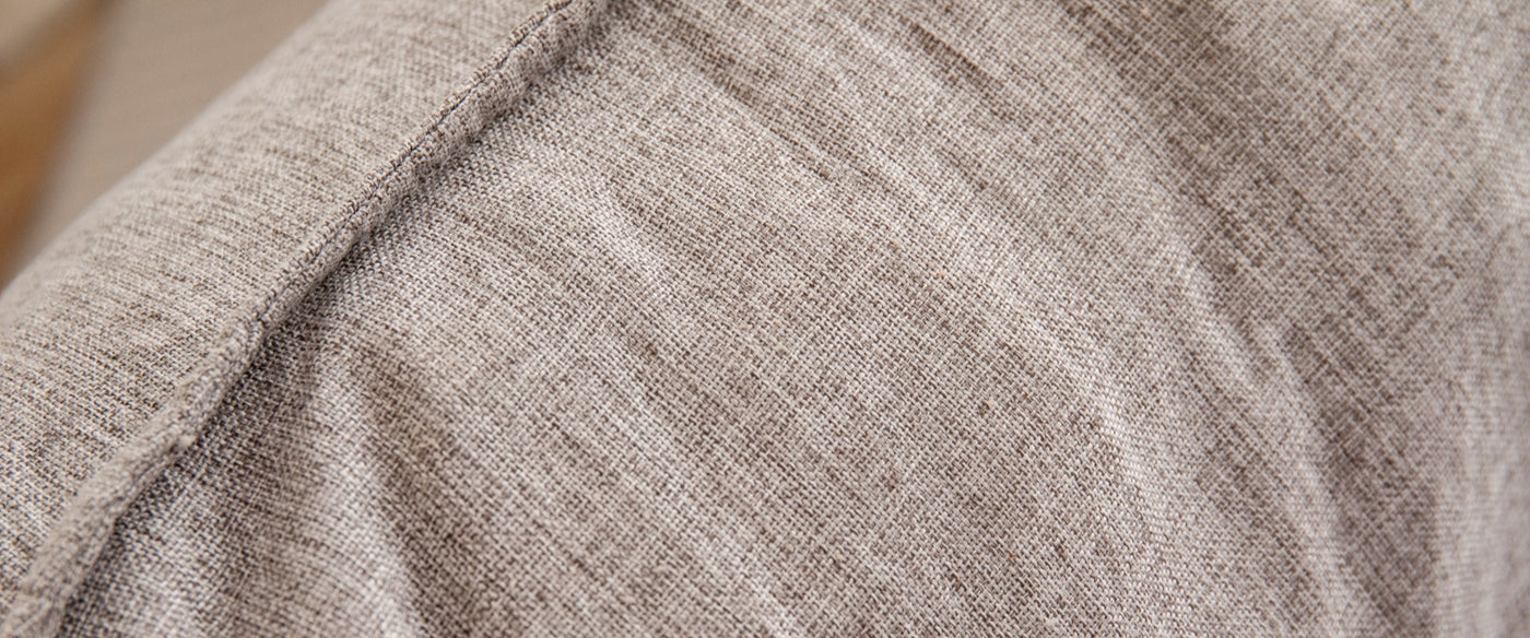 Cotton Linen Bean Bag Chair