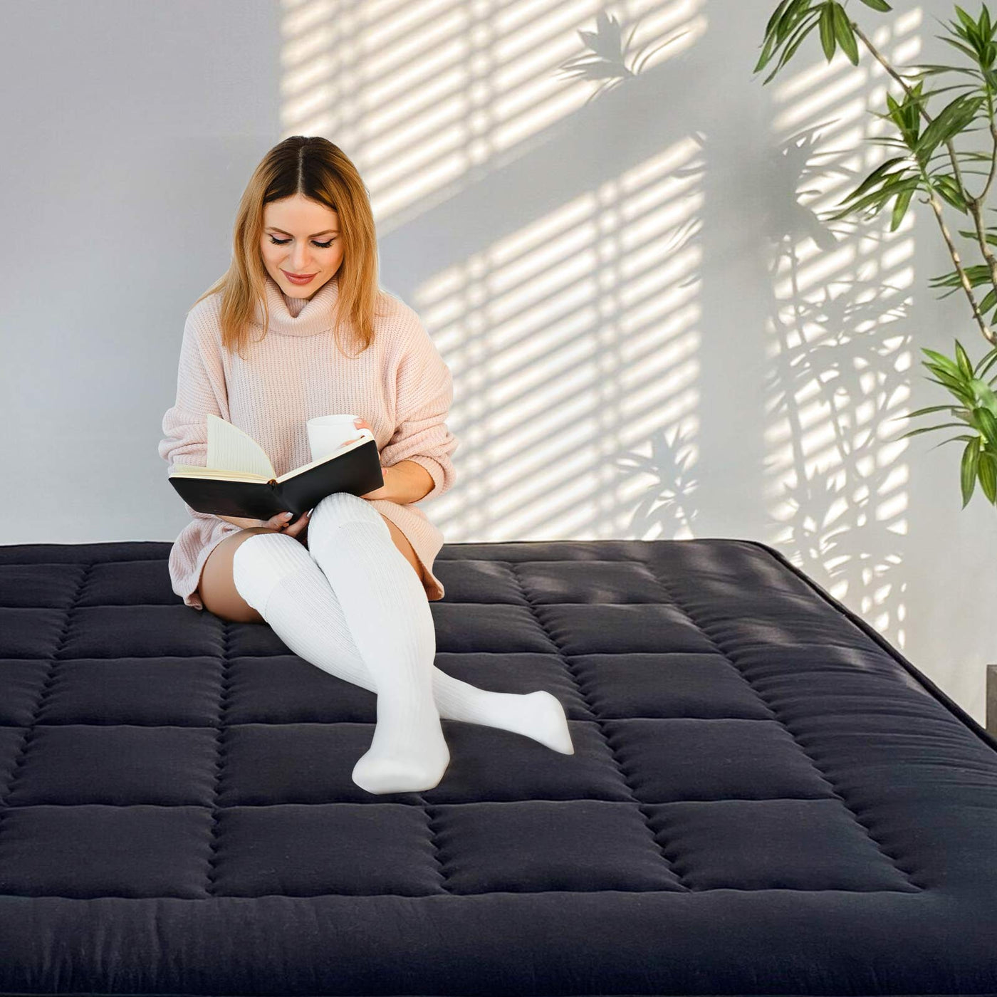 futon mattress#quilted_rectangle