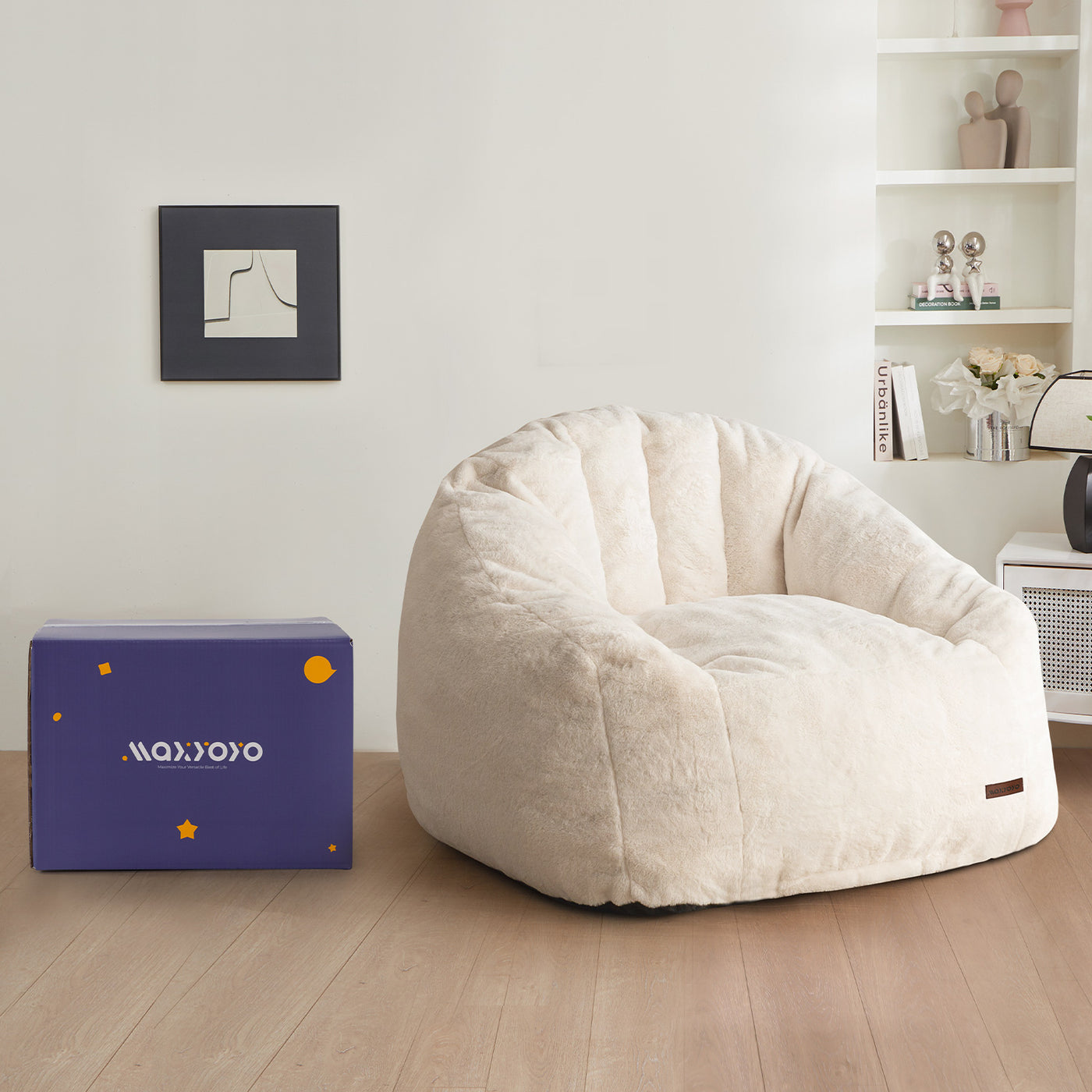 Bean bag chair#color_beige