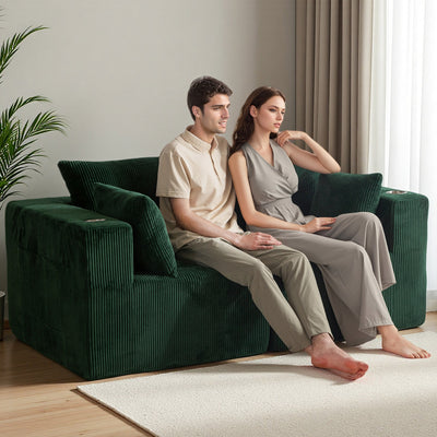 Modular Sectional Sofa Couch #color_green