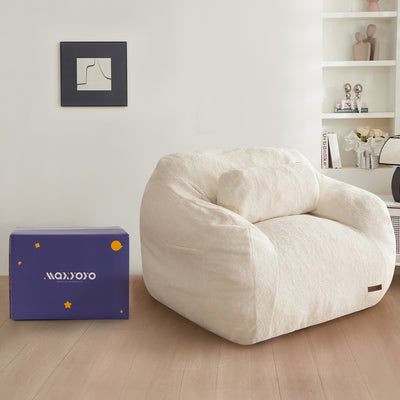 bean bag chair#color_beige