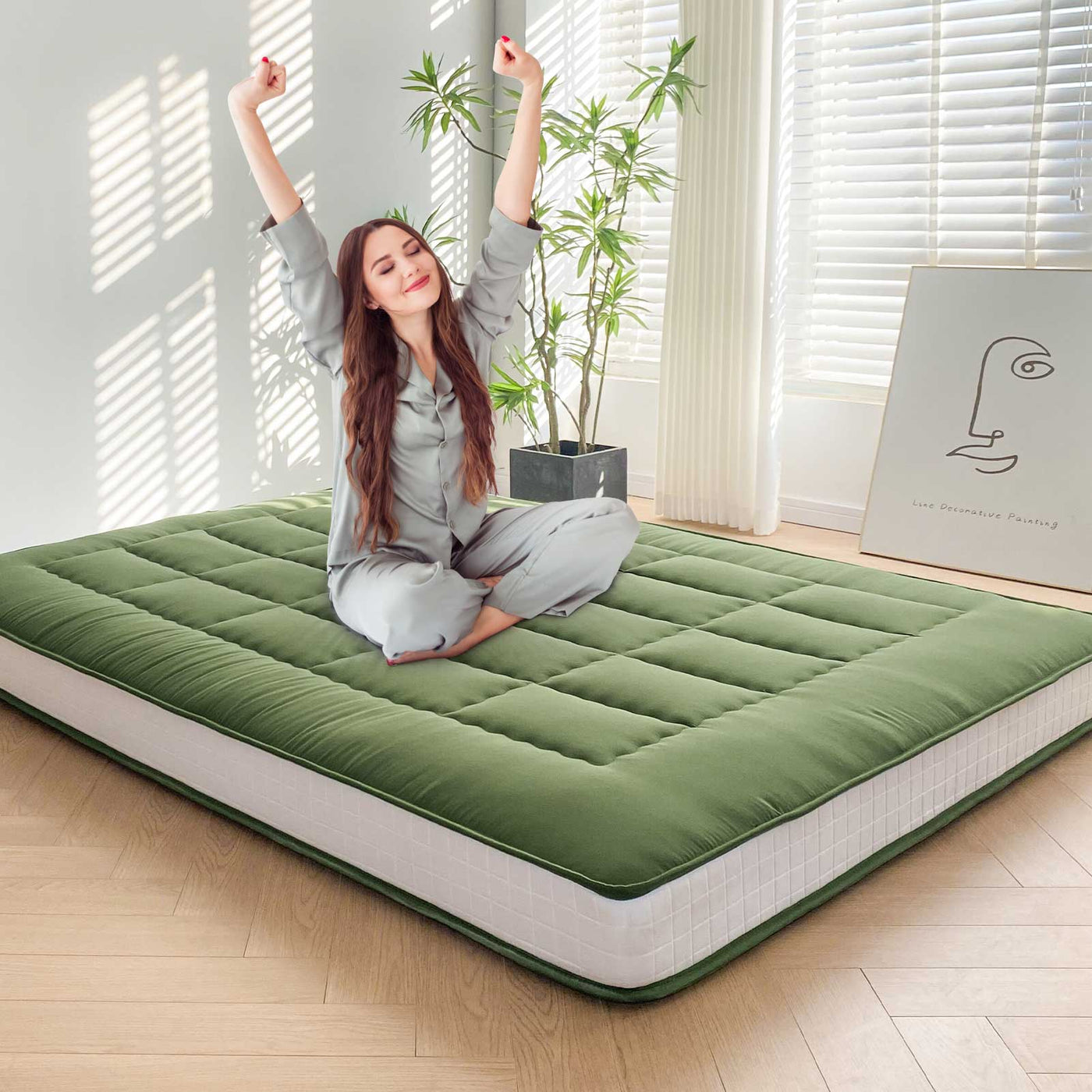 futon mattress#quilted_rectangle