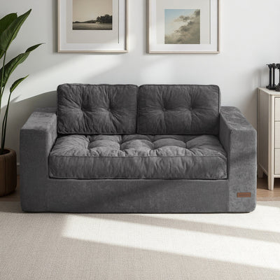 loveseat floor sofa#color_dark-grey
