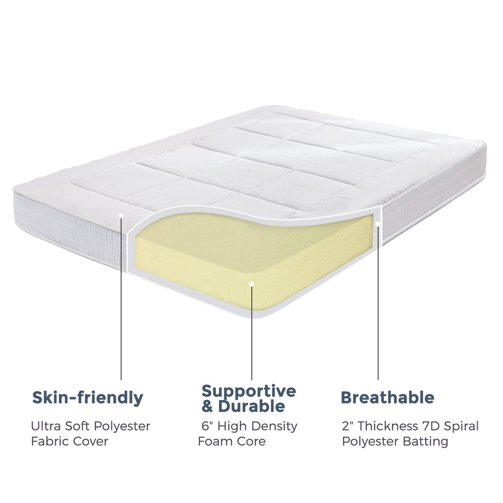 futon mattress#color_8inch-square-white