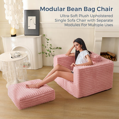 bean bag chair#color_pink