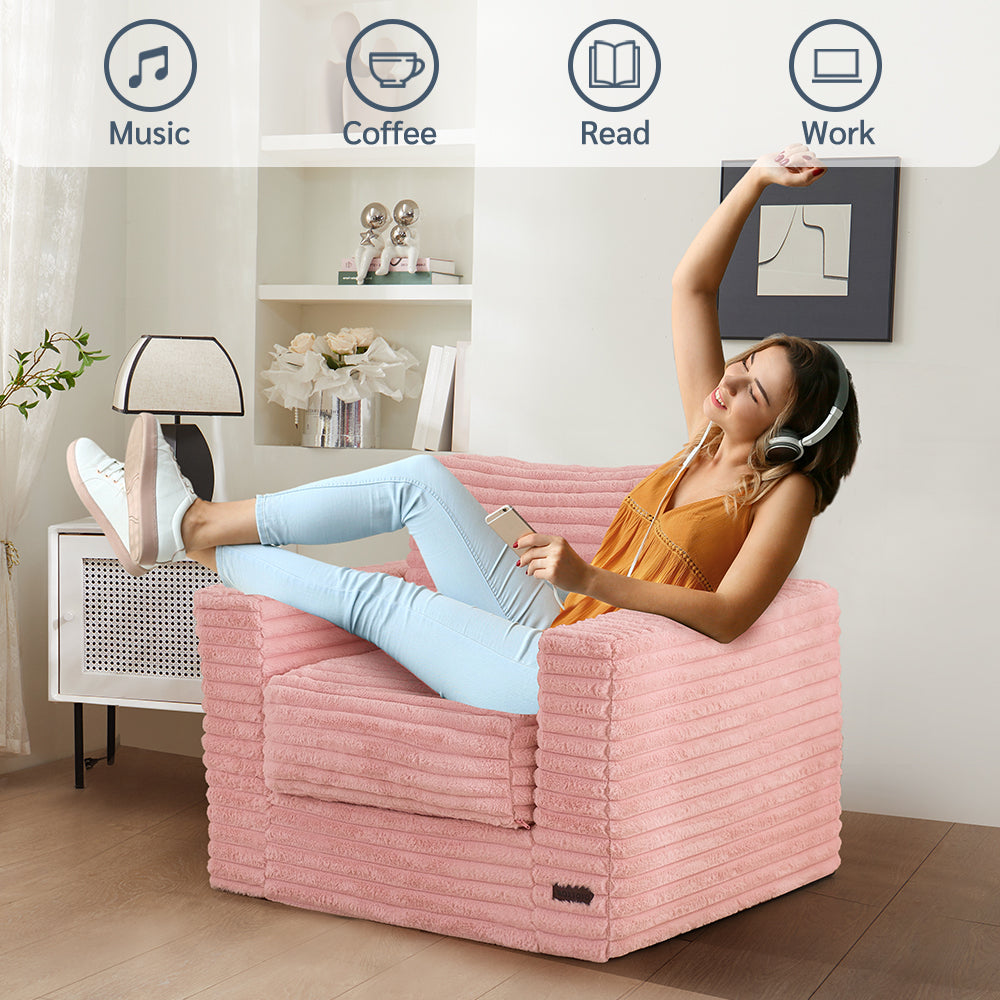 bean bag chair#color_pink