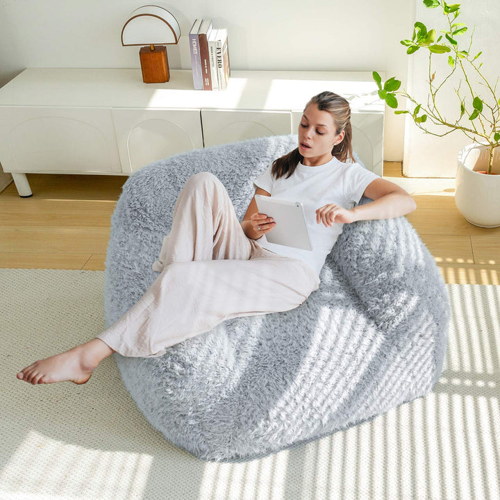 Bag Chair Bean Bag With Built In Blanket Living Room Bean Bag With