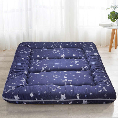 MAXYOYO Navy Star Adventure Japanese Floor Futon Mattress，Suitable For Living Room Futon Matrress