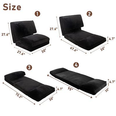 bean bag bed#color_black