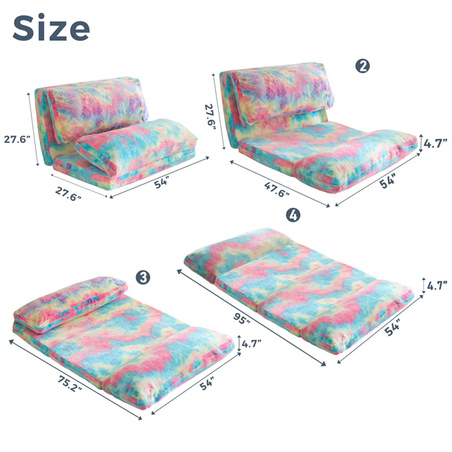 bean bag bed#color_rainbow