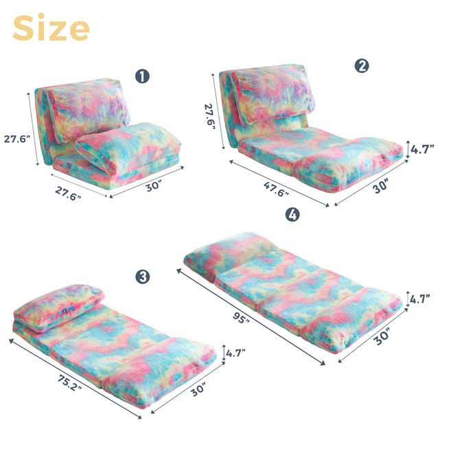 bean bag bed#color_rainbow