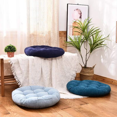 MAXYOYO 22x22 Inch Floor Pillow, Meditation Cushion for Yoga Living Room Sofa Balcony Outdoor, Turquoise