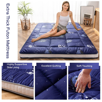 floor mattress#pattern_moon-and-star
