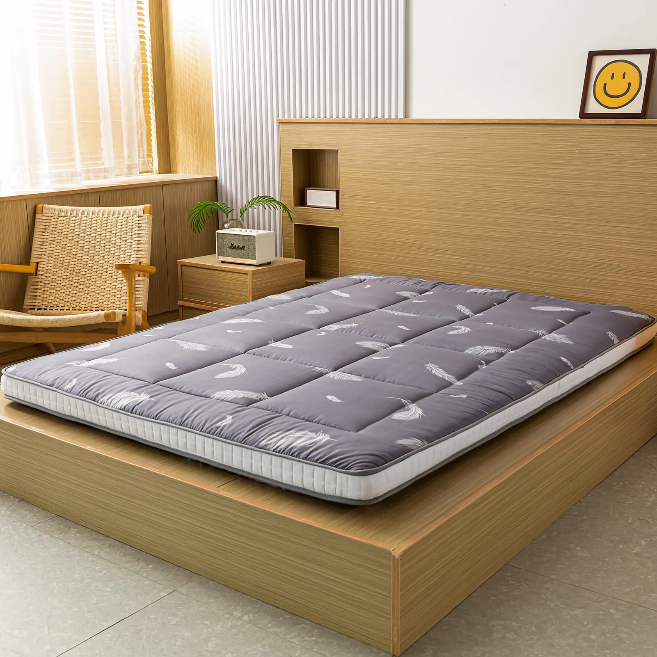 MAXYOYO Extra Thick Padded Japanese Floor Mattress, Foldable Camping Portable Mattress Shikibuton, Bed Mattress Topper