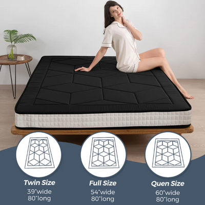futon mattress#quilted_geometric