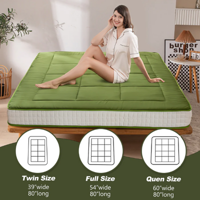 futon mattress#color_6inch-green