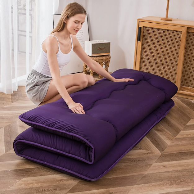 futon mattress#color_dark-purple