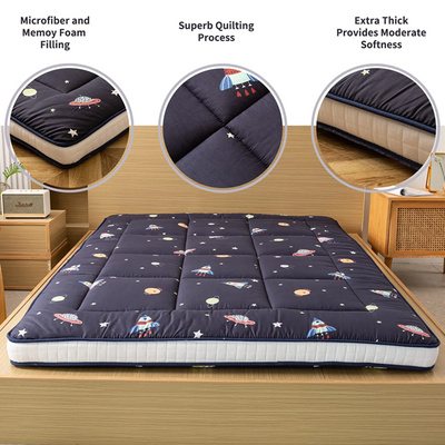 floor mattress#pattern_navy-space