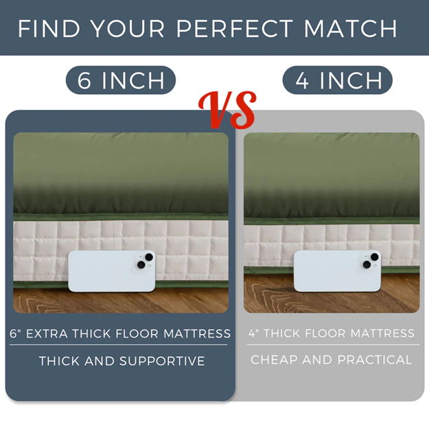 futon mattress#color_green