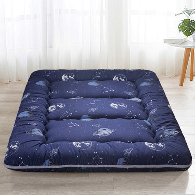 MAXYOYO Navy Space Adventure Japanese Floor Futon Mattress