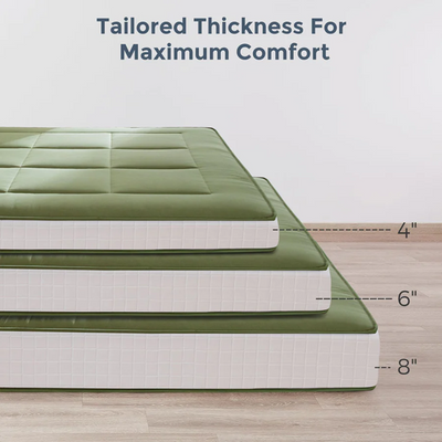 futon mattress#color_8inch-green