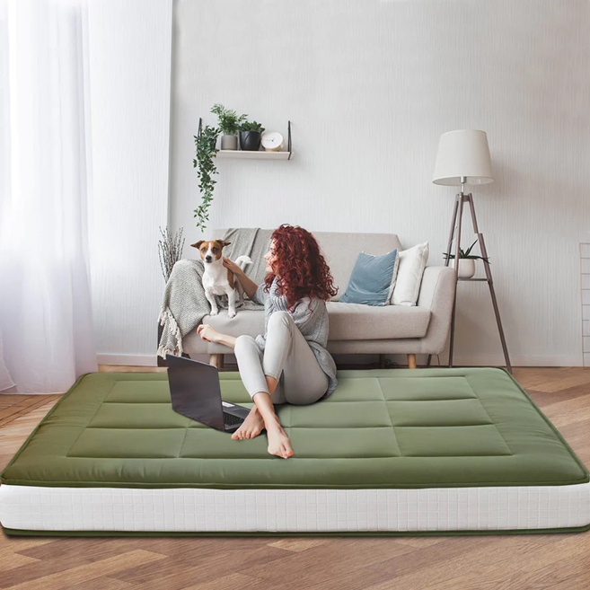 futon mattress#color_8inch-green