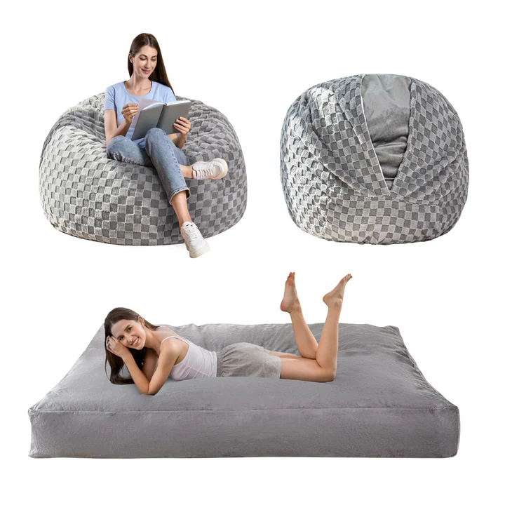 bean bag bed#color_gray