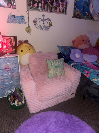 bean bag chair#color_pink