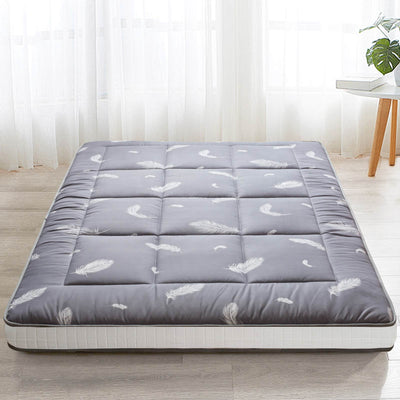 MAXYOYO Extra Thick Padded Japanese Floor Mattress, Foldable Camping Portable Mattress Shikibuton, Bed Mattress Topper