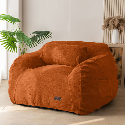 bean bag chair#color_coffee