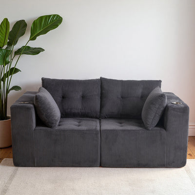 Modular Sectional Sofa Couch #color_grey