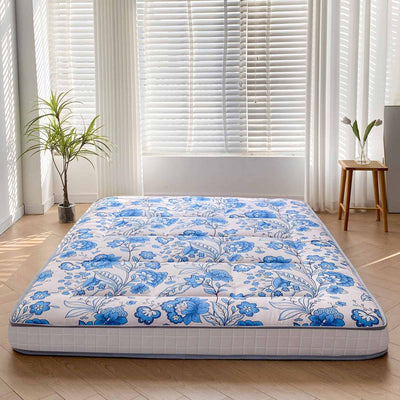 floor mattress#pattern_6inch-blue-flower