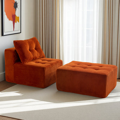 Modular Sectional Chaise Lounge #color_orange