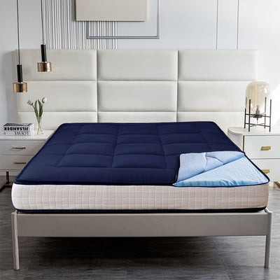 SereneComfort Premium FeatherTouch 6" Futon Mattress, Navy