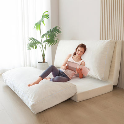 floor sofa bed#color_cream-white