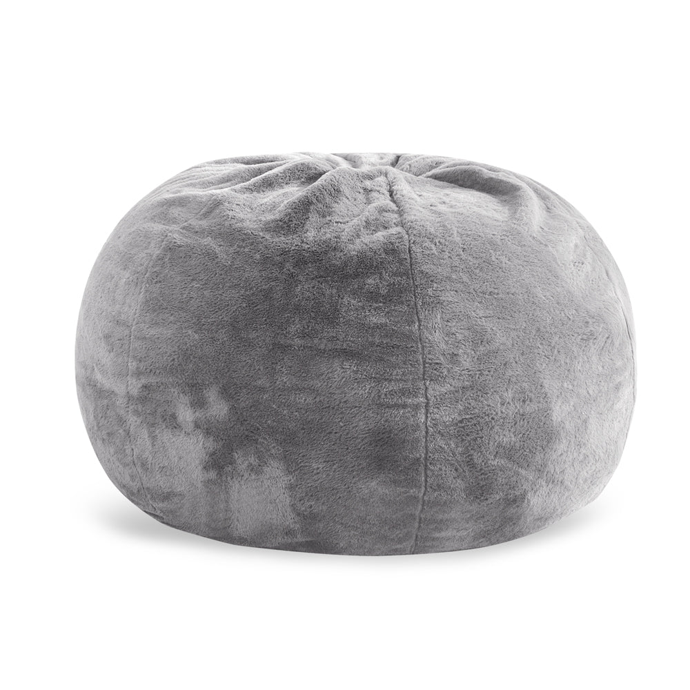 MAXYOYO 2-in-1 Kids Bean Bag with Floor Pillow Inside (Grey)