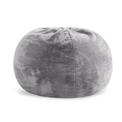 MAXYOYO 2-in-1 Kids Bean Bag with Floor Pillow Inside (Grey)