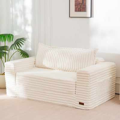 MAXYOYO Convertible Sofa Bed, 2 in 1 Folding Couch Bed, Fold Out Loves ...