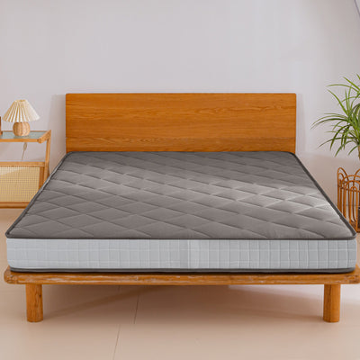 MAXYOYO 6" Extra Thick Floor Futon Mattress, Diamond Quilting, Dark Grey