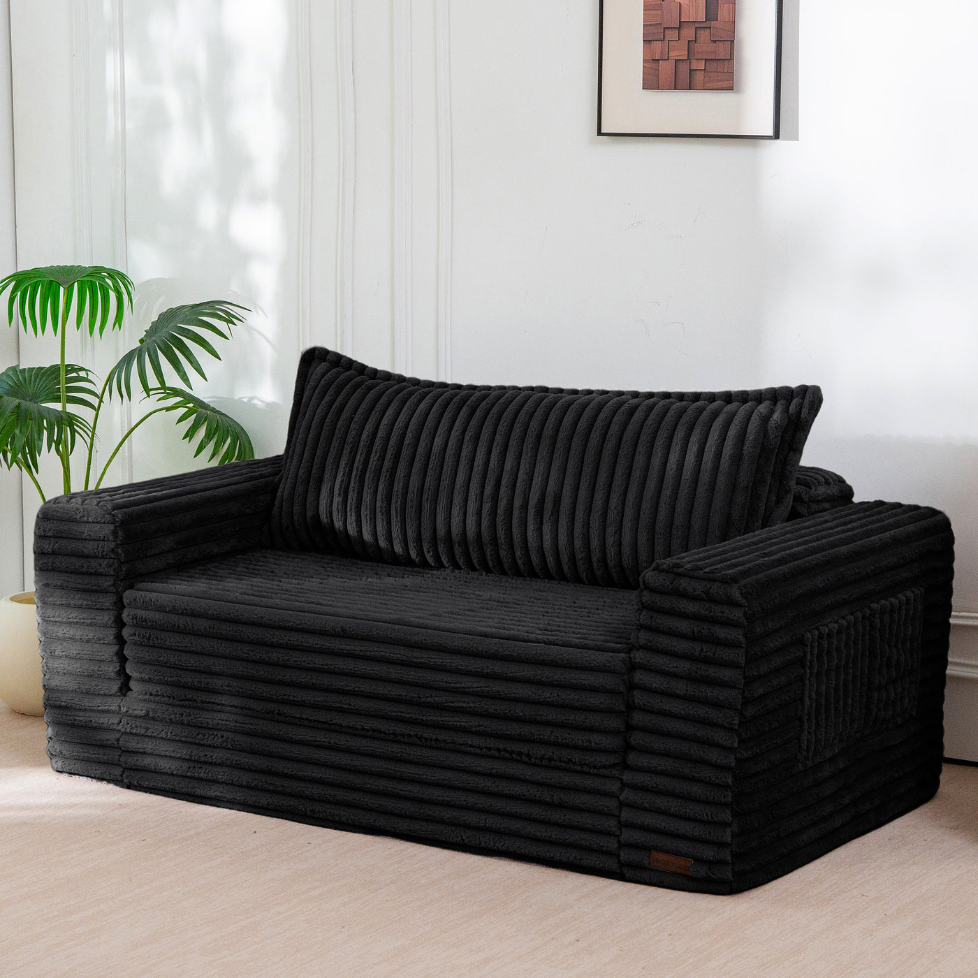 MAXYOYO Convertible Sofa Bed, 2 in 1 Folding Couch Bed, Fold Out Loves ...