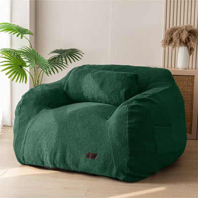 bean bag chair#color_green