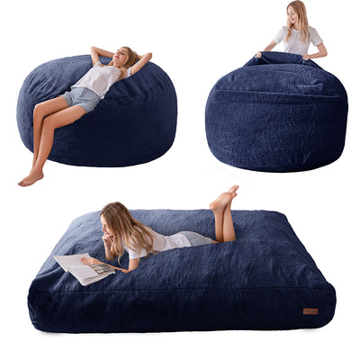 bean bag bed#color_blue