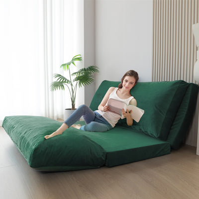 floor sofa bed#color_green