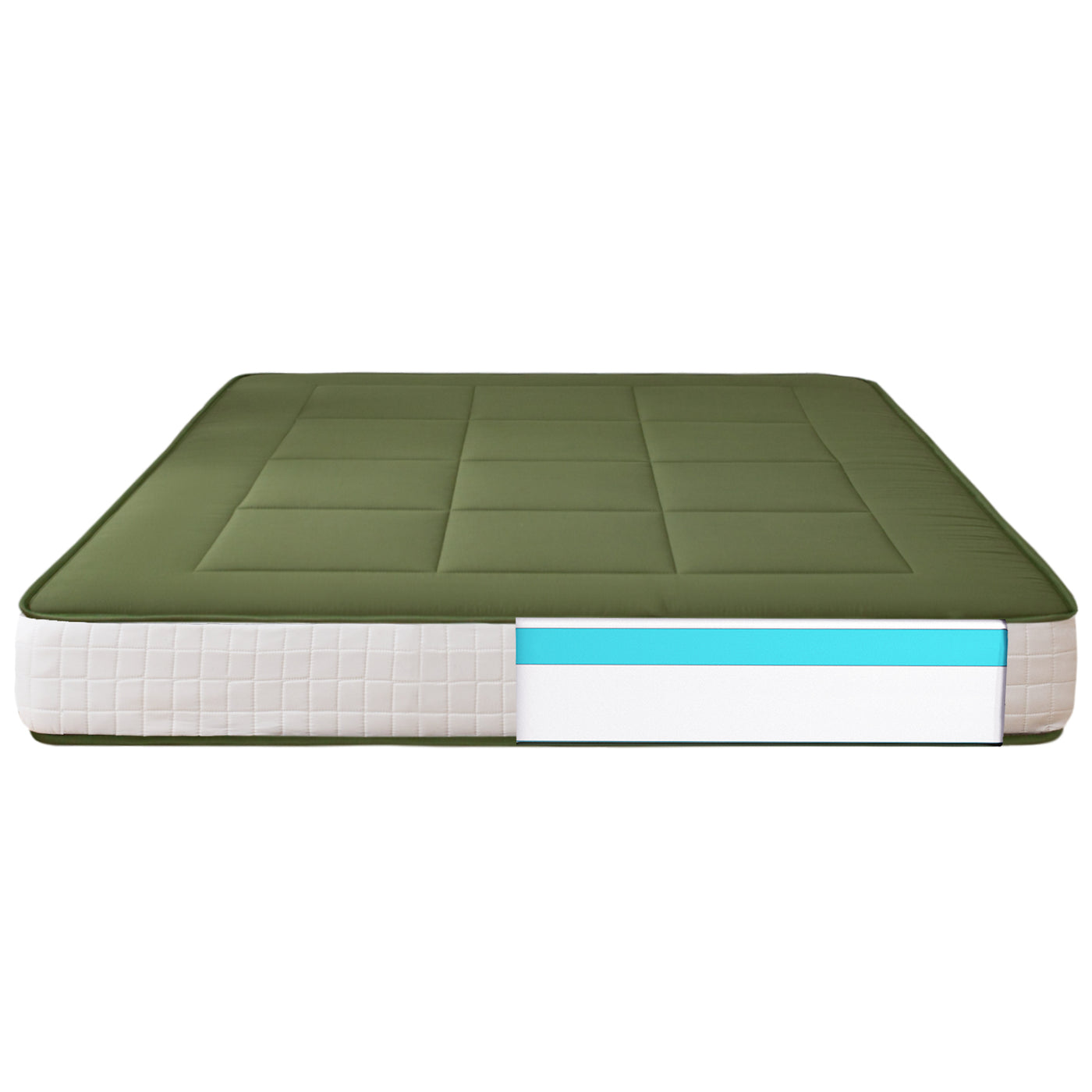 CloudCozy Elite 6" Futon Mattress, Green