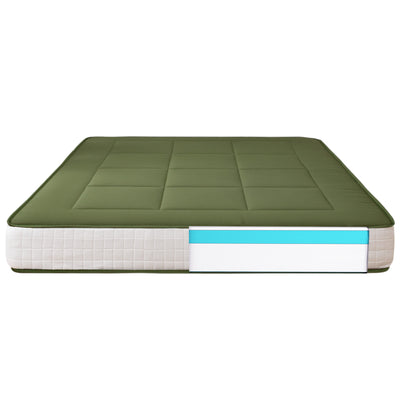 CloudCozy Elite 6" Futon Mattress, Green