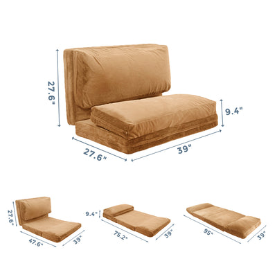 floor sofa bed#color_brown