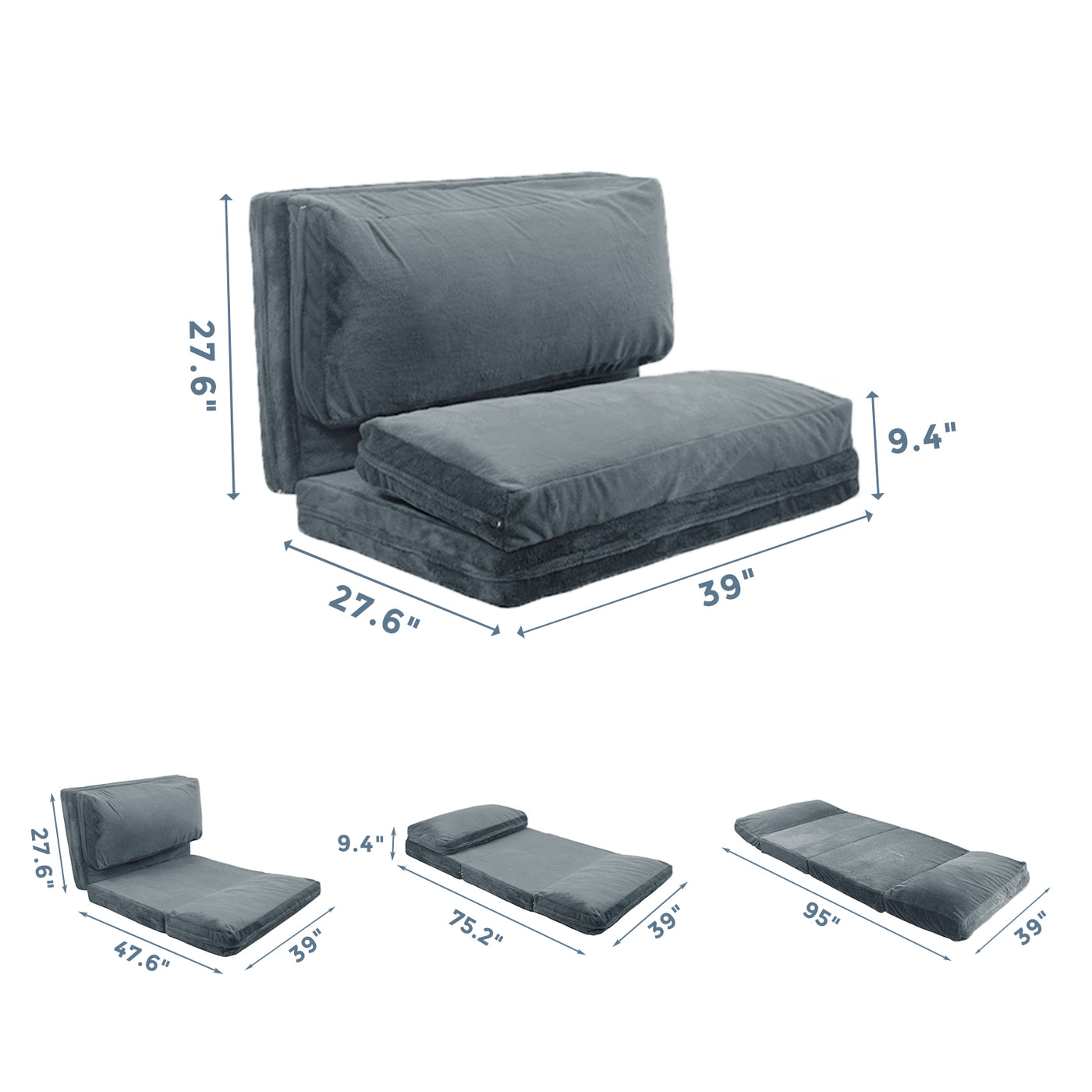Floor sofa bed